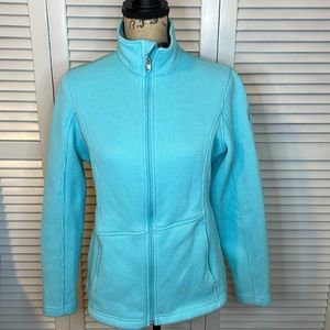 Spyder Turquoise Blue Jacket/Coat - Size L